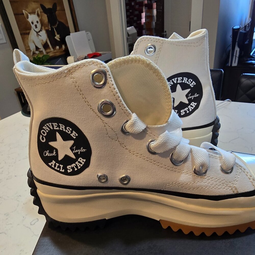 Converse A10422C Run Star Hike Hi Platform Unisex Sneakers SKETCH SIZE 9 NEW